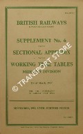 Book cover of Sectional Appendix to the Working Time Tables - Midland Division - March 1937 by London Midland & Scottish Railway